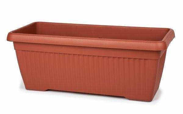 VASCHETTA RETTANGOLARE MEDITERAN MAXI 60CM COLORE TERRACOTTA