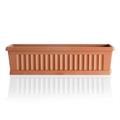 VASO FIORIERA RETTANGOLARE ORTO 80 CM 30 LT TERRACOTTA