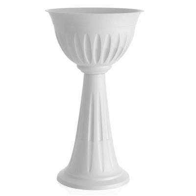 VASO ALBA COLONNA 43 CM BIANCO BAMA