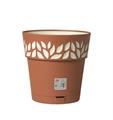 VASO OPERA DECORO CLOE 30 CM TERRA D'OMBRA