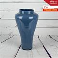 VASO IN VETRO 37CM COLORE GRIGIO SCURO