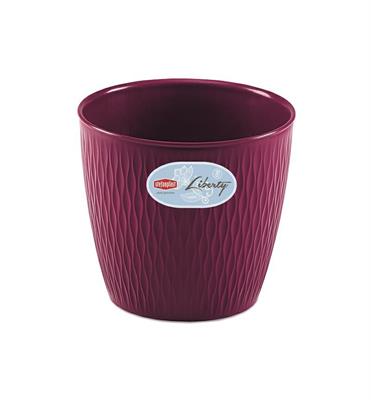 VASO LIBERTY 16 X H15 CM MELANZANA