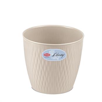 VASO LIBERTY 20 X H19 CM BIANCO TRAVERTINO