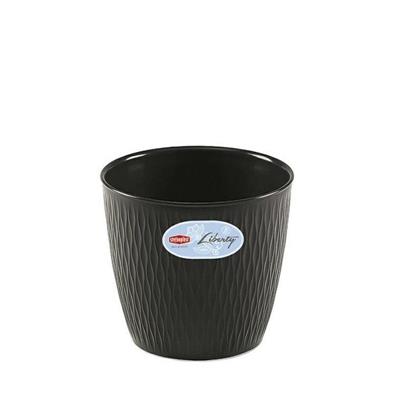 VASO LIBERTY 25 X H23 CM GRAFITE