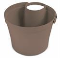 VASO MELROSE GRONDAIA 22CM COLORE BEIGE