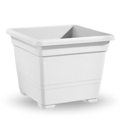 VASO QUADRATO 14 CM COLORE BIANCO