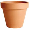 VASO TERRACOTTA CON BORDO 25CM