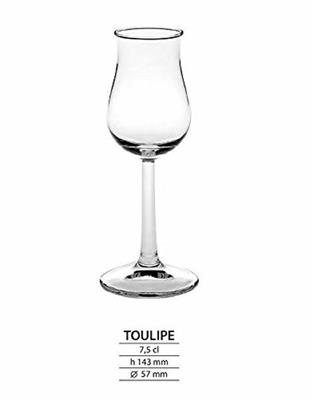 BICCHIERE CALICE GRAPPA TOULIPE 60CC CONF.6PZ