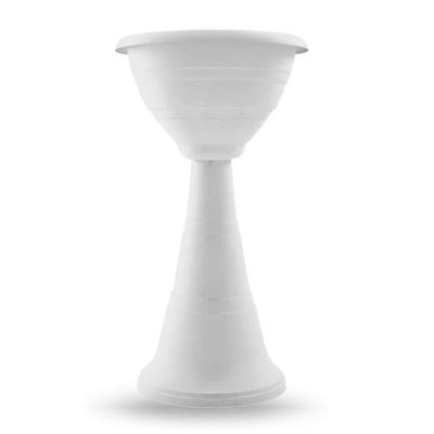 VASO A COLONNA H 70 CM COLORE BIANCO