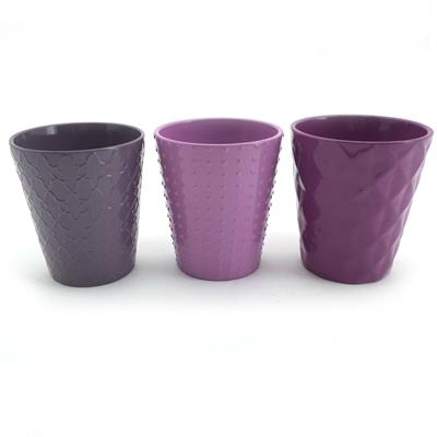 VASO SVASATO 3DESIGN D.13XH15CM 3COLORI ASS.