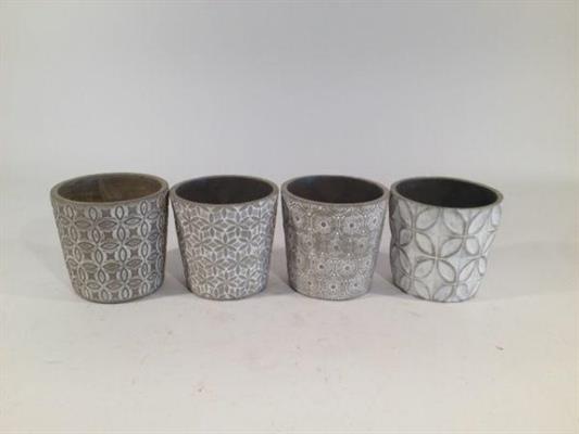 VASO DESIGN D.13XH12,5CM ASS.