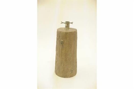 BASE PER ALBERO CON SUPPORTO IN METALLO 21,5X21,5X51CM