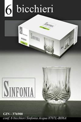 BICCHIERE SINFONIA 200ML CONF. 6PZ