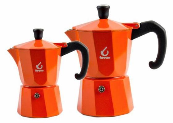 CAFFETTIERA MISS MOKA SUPER COLORI 6TZ COLORE ARANCIO