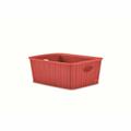 CESTINO ELEGANCE M HIGH 25X19,5XH10CM COLORE ROSSO ORIENTE