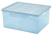 CONTENITORE BOX LINEA 13,8LT CON COPERCHIO ED ORGANIZER COLO