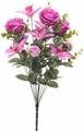 FIORE BOUQUET 12FIORI ROSA/ORCHIDEA 50,5CM COLORE FUCSIA