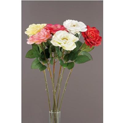 FIORE ROSA 67 CM 6 COLORI ASS