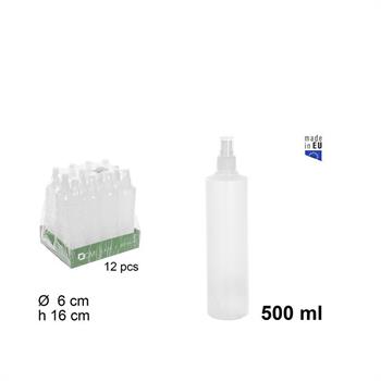 FLACONE SPRAY 500 ML 25 X 6 X 5 CM BIANCO