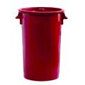 BIDONE MILLEUSI 100LT CON COPERCHIO COLORE ROSSO