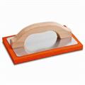 FRATTONE IN GOMMA SPUGNA 10X24 ARANCIO MORBIDO MANICO LEGNO