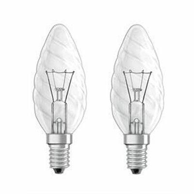 LAMPADINA TORTIGLIONE E14 CHIARE 25W 230V