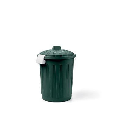 BIDONE PATTUMIERA CON COPERCHIO 23 LT VERDE BOSCO