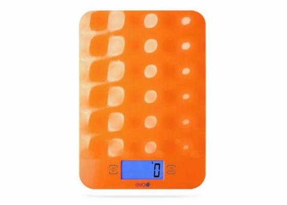 BILANCIA DA CUCINA DIGITALE COLORE ARANCIO 5KG/1GR EVA