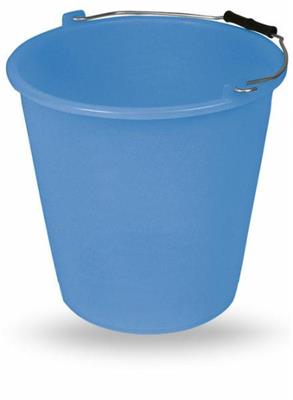 SECCHIO POLIETILENE 13LT COLORE AZZURRO