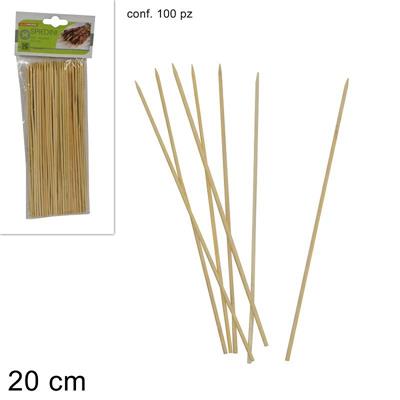 SPIEDINI BAMBOO 20 CM CONF. 100 PZ