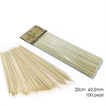 SPIEDINI BAMBOO 20 CM CONF. 100 PZ