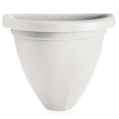 VASO GERLA 25 CM COLORE BIANCO