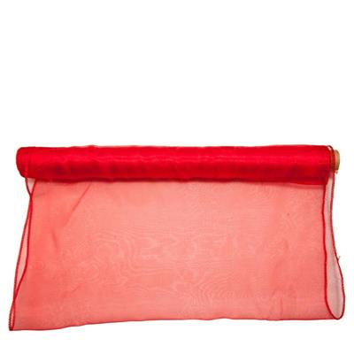 ORGANZA 48 CM X 10 MT COLORE ROSSO