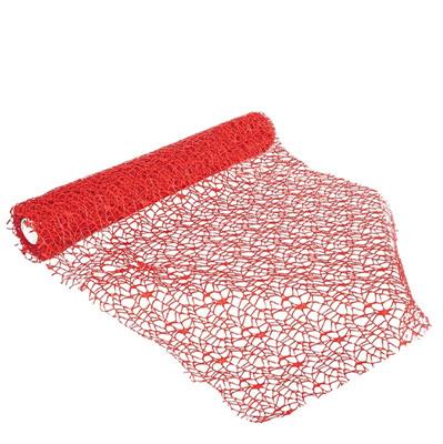 POLYCOTTON NET 48 CM X 4,5 METRI COLORE ROSSO