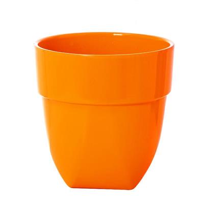 VASO CERAMICA 10 X H10 CM COLORE ARANCIO