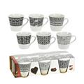 TAZZINA CAFFE' ETNIC SET 6 PZ