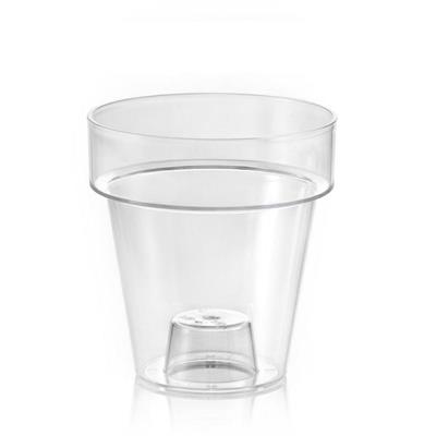 VASO IN PLASTICA CLEAR 14 CM PORTO TRASPARENTE