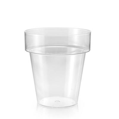 VASO IN PLASTICA CLEAR 20 CM PORTO TRASPARENTE