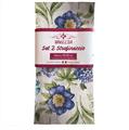 SALVIETTA COTONE SET 2 PZ DECORO PARSIFAL BLU