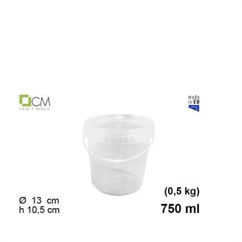 SECCHIO PLASTICA MULTIUSO CON COPERCHIO 750 ML