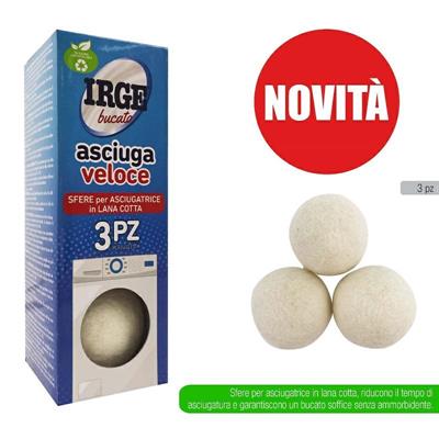 PALLA ASCIUGATRICE SET 3 PZ