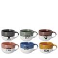 TAZZA COLAZIONE CERAMICA 11,5XH8 CM 6 DECORI ASS