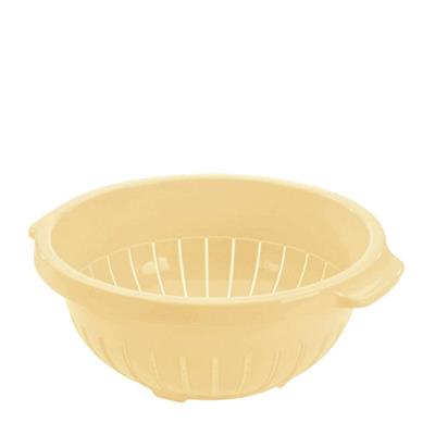 SCOLAPASTA PLASTICA 27 CM AMBRA