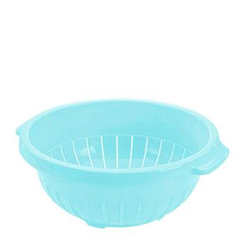 SCOLAPASTA PLASTICA 27 CM AZZURRO