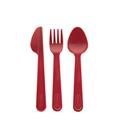 SET POSATE FRESH SYSTEM CUCCHIAIO/FORCHETTA/COLTELLO ROSSO