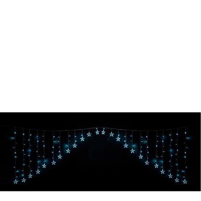 LUCI TENDA ARCO CON STELLE 215 LED ESTERNO BIANCO FREDDO