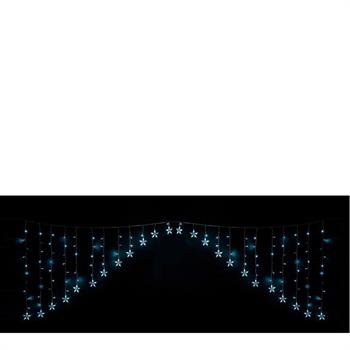 LUCI TENDA ARCO CON STELLE 215 LED ESTERNO BIANCO FREDDO