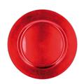 SOTTOPIATTO TONDO PLASTICA 33 CM ROSSO