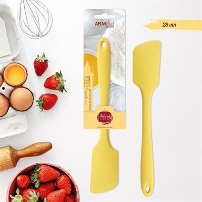 SPATOLA SILICONE CM.28 GIALLO