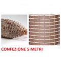 RETE PER SALUMI 2 TRAME BIANCO/ROSSO MISURA 20 5 metri